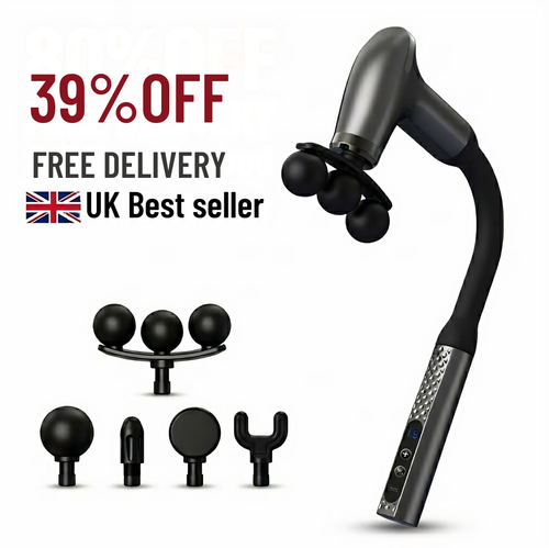 5-in-1 Gun Deep Tissue, Massager Portable for Pain Relief