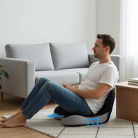 Premium Memory Foam Seat Cushion with L-Shaped Back Supports relief