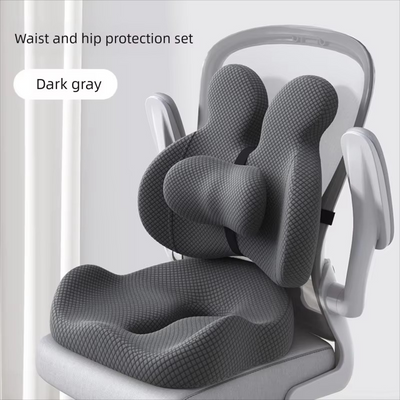 Ergonomic Seat Cushion – Memory Foam Back Support for Office & Home