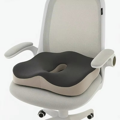 Ergonomic Memory Foam Seat Cushion for Office Chairs - Posture Support, Butt Pain Relief