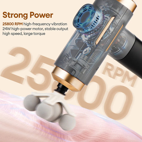 11-IN-1 Electric Massage gun High-Frequency Vibration Body Massage Gun