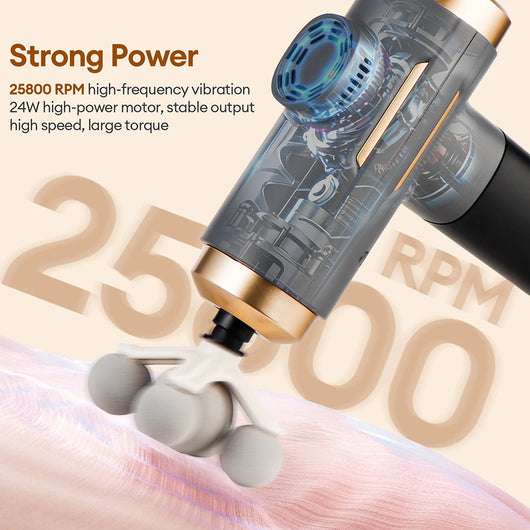 11-IN-1 Electric Massage gun High-Frequency Vibration Body Massage Gun