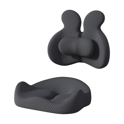 Ergonomic Seat Cushion – Memory Foam Back Support for Office & Home