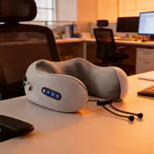 Portable U-shaped cervical Vibrator massage pillow