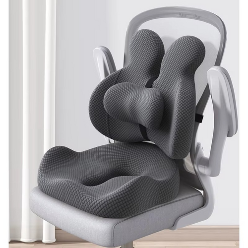 Ergonomic Seat Cushion – Memory Foam Back Support for Office & Home
